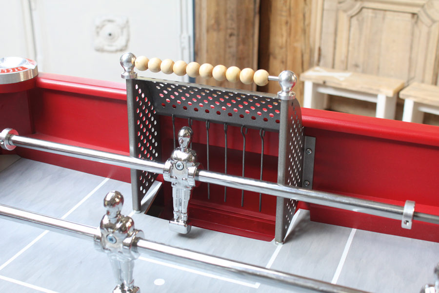 Foosball - Vintage - Babyfoot - Debuchy By Toulet - Red