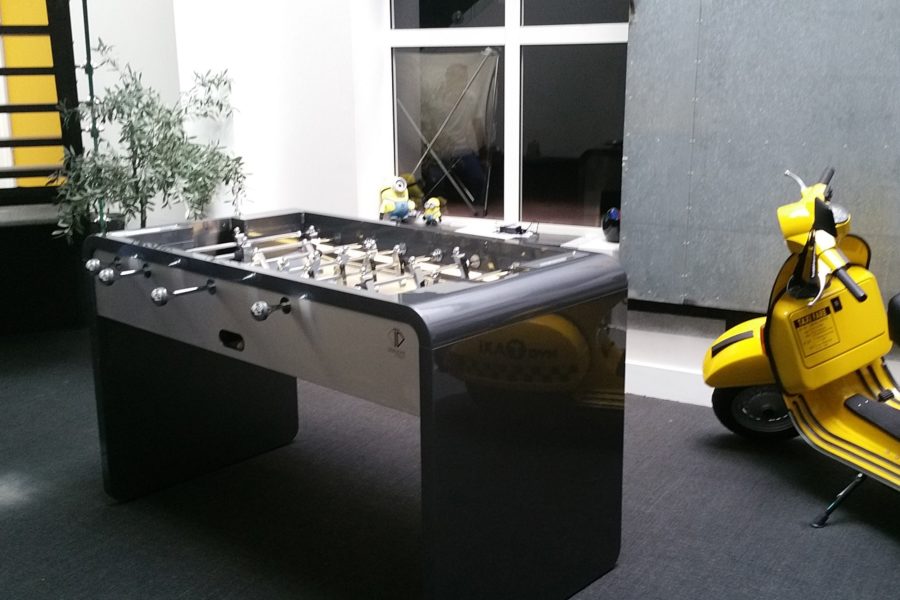 Buy black modern foosball table - T22 - Babyfoot By Toulet