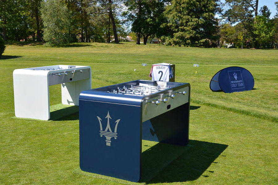 Maserati foosball table custom - T22 - Babyfoot By Toulet
