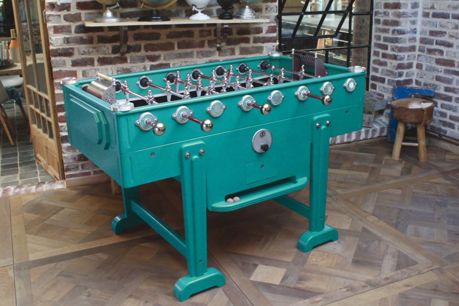 Foosball table blue customizable - Babyfoot By Toulet