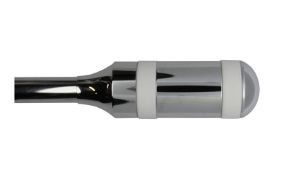 long chrome handle - white - toulet