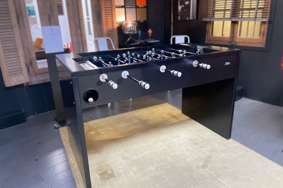 black foosball table T11 custom made Toulet