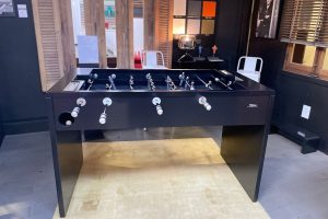 black modern foosball table T11 Toulet