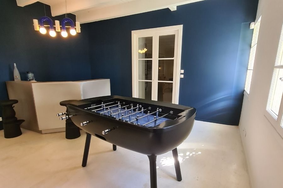 Black blue design foosball table The Pure - Debuchy By Toulet