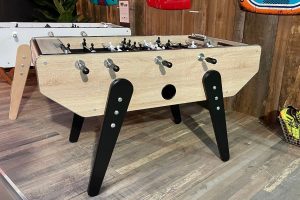 oak foosball table specialist black classic - Babyfoot Toulet