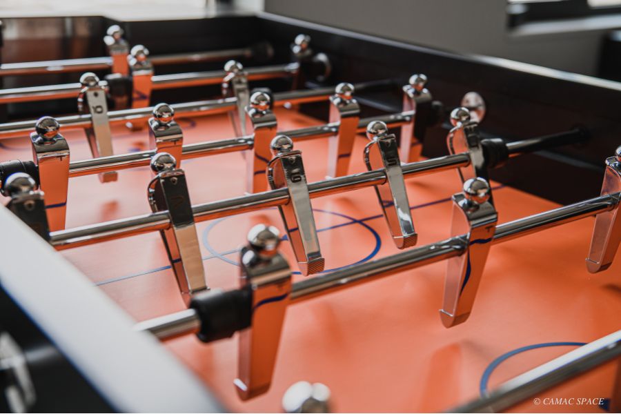 customized T11 foosball table corporate leisures area - Camac Space - Babyfoot By Toulet