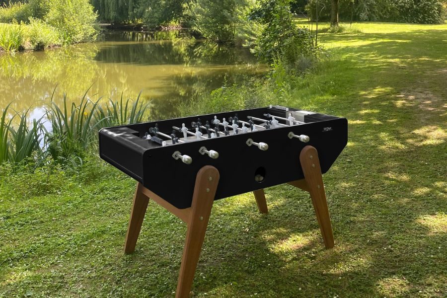 Outdoor table football black wood Specialist Outdoor - Babyfoot by Toulet