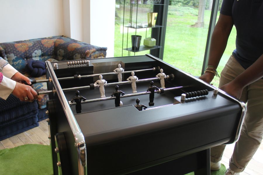 foosball table Specialist Vis a Vis little classic custom made Babyfoot By Toulet