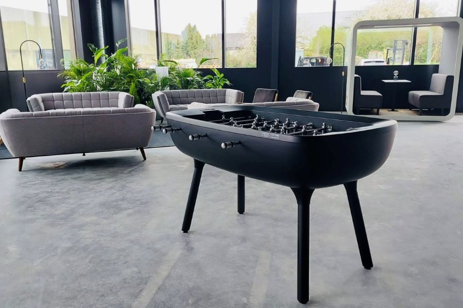 full black foosball table design The Pure - Babyfoot By Toulet