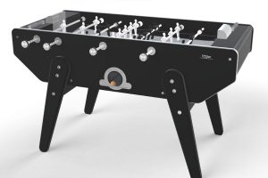 white and grey foosball table specialist shop - babyfoot toulet